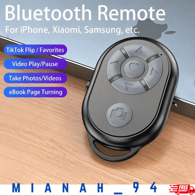 Bluetooth Remote for iPhone Xiaomi IOS Android Phone Universal Remote Control