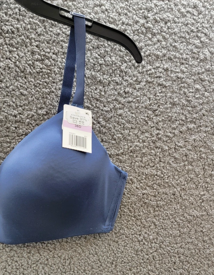 Sujetador contorno inalámbrico base b.tempt'd by Wacoal Future 36D azul pizarra Foto 4 de 4