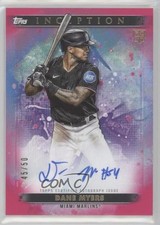 2024 Inception Base Rookie and Emerging Stars Magenta 45/50 Dane Myers Auto 4k8