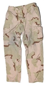 Old Gen USGI DCU Desert Camouflage Combat Trouser Pants - MEDIUM LONG