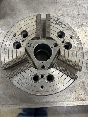 MMK 8'' THREE-JAW CNC LATHE POWER CHUCK w/ A2-6 MOUNT - #HA5-8-46 4500 RPM