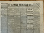 Lincoln Assassination NY Tribune April 25 1865 Newspaper — photo 3