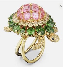 Swarovski Idyllia Cocktail Ring Turtle 50 bra...