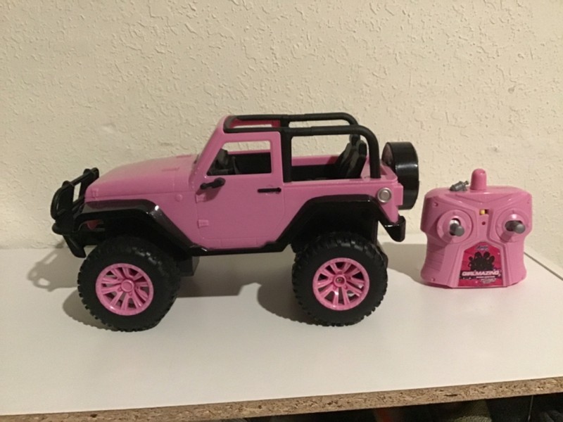 Remote Control Jeep - Pink  Jada Toys GirlMazing 1:16 Scale Turbo Boost