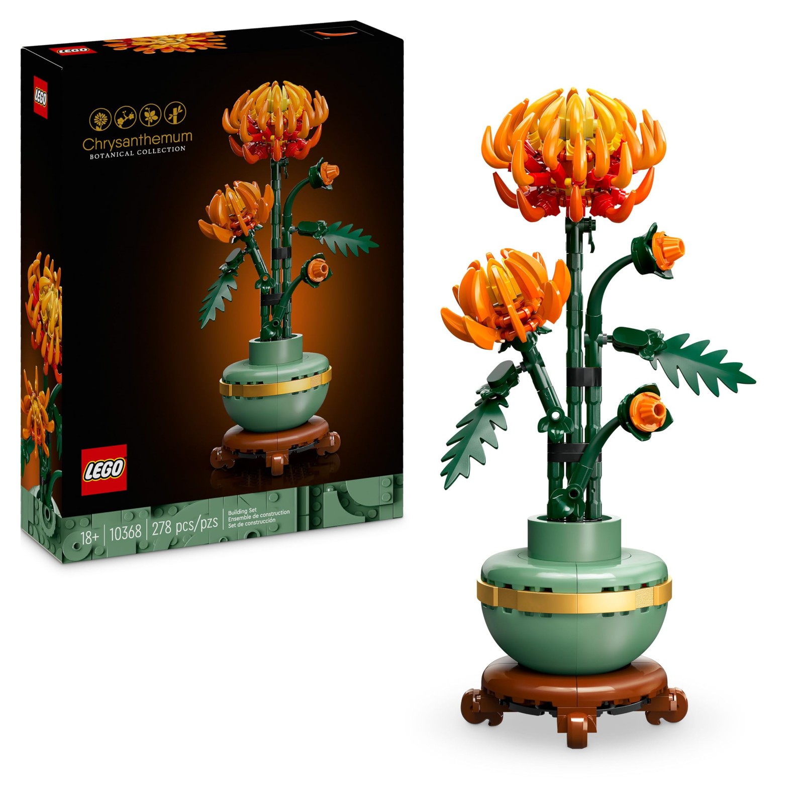LEGO Botanicals Chrysanthemum - Artificial Flower 10368