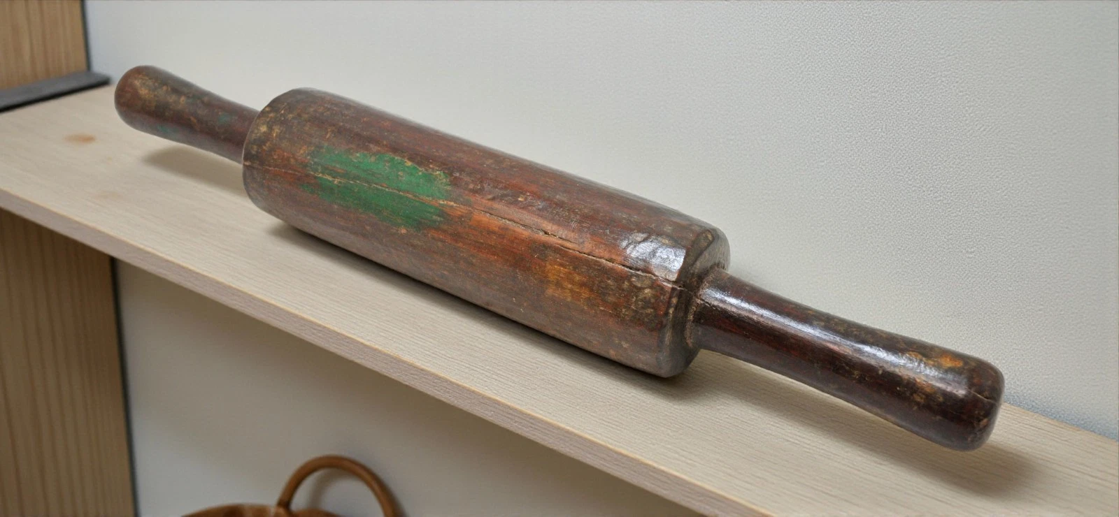 Antique Wooden Large Chapati Bread Rolling Pin Belan Original Old Hand Carved
Opens in a new window