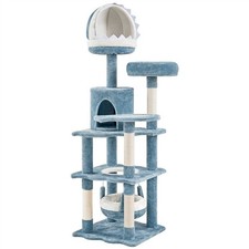 Cat Tree Ocean-themed Cat Play Tower with Shark