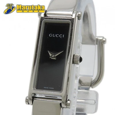 GUCCI Ladies Watch Quartz 1500L Black Dial Stainless Steel Analog - Image 1 of 4