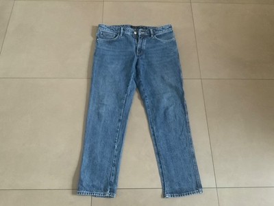 Massimo Dutti Herren Jeans Gr. 32 tapered fit mittelblau sehr guter Zustand
