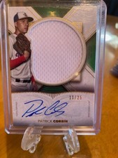 2021 Definitive auto jersey rookie Patrick Corbin 11/25