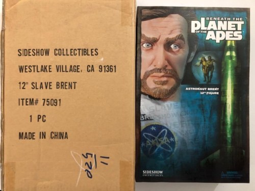 SIDESHOW BENEATH THE PLANET OF THE APES EXCLUSIVE SLAVE BRENT 12" 1/6 FIGURE SET - Foto 1 di 4