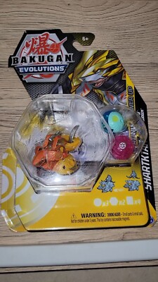 Bakugan Evolutions Platinum Power Up Sharktar With Nano Widow & Nano Sludgem New