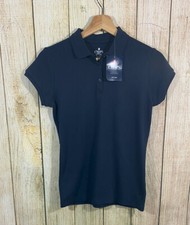 Chaps Girls Approved Schoolwear Navy Blue Short Sleeve Shirt Sz XL 14-16