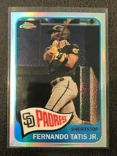 FERNANDO TATIS JR 2021 Topps Series 2 Baseball 1965 Redux Topps Chrome Refractor