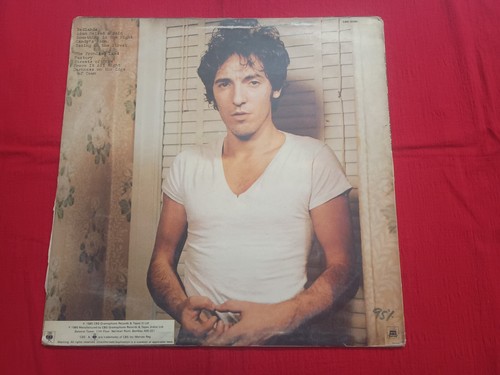 BRUCE SPRINGSTEEN darkness on edge Holy Grail CBS MEGA RARE' LP INDIA INDIAN VG+ - Picture 2 of 4