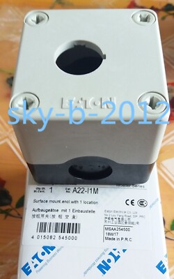 1 PCS NEW IN BOX EATON MOELLER Button 1-bit empty box A22-I1M