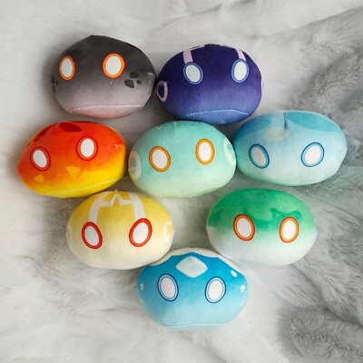 Genshin Impact Slime Plush Stuffed Doll Cushion Pillow Toy 20*30cm [U.S Seller]