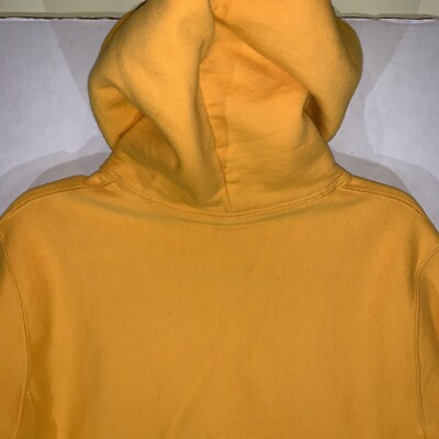 Vintage Champion Reverse Weave Yellow Hoodie Sweatshirt Mens Sz