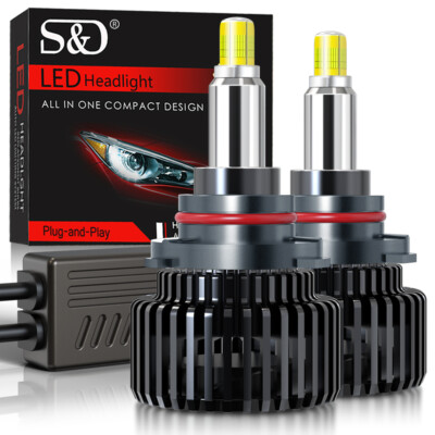 360° 6-Side LED Headlight Bulbs - H1 H7 H11 9005 9006 9012, 50000LM, Hi/Lo Beam 2 thumbnail image