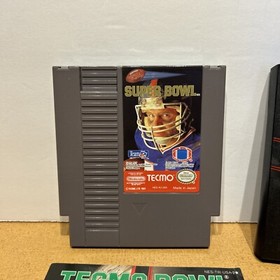 Tecmo Super Bowl (Nintendo NES) Authenic Game Cartridge