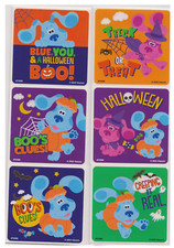 25 Blue's Clues Halloween Stickers, 2.5"x2.5" ea., Party Favors