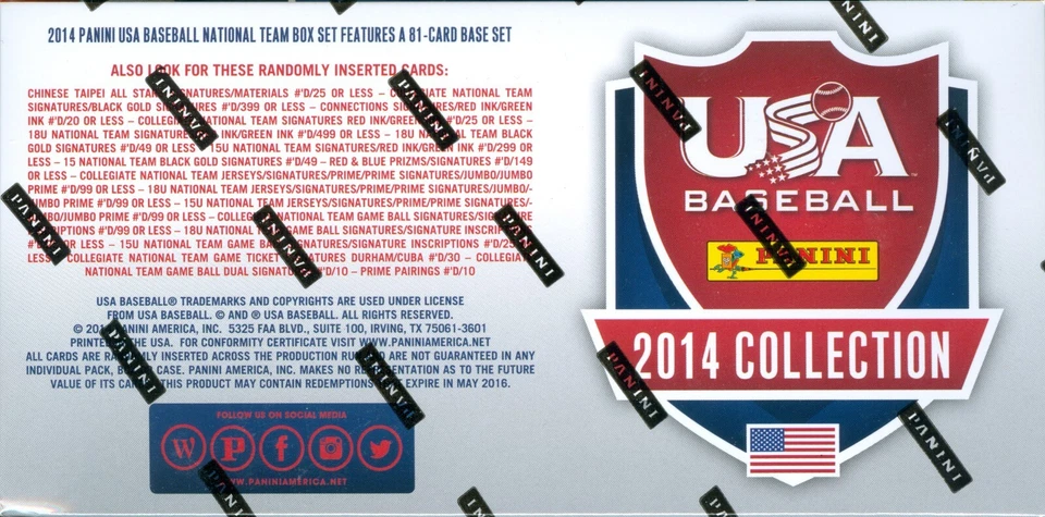 2014 Panini USA Baseball Factory Sealed Hobby Box Set - Image 2 of 2