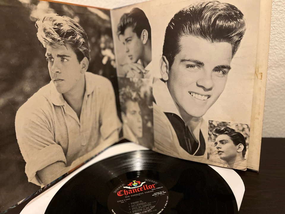 FABIAN - The Fabulous Fabian (Chancellor) - 12" Vinyl Record LP - VG+ - Image 3 of 4