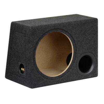 12'' 30cm MDF Schwarz Portiert Auto Audio Lautsprecher Sub Subwoofer Bass Box Gehäuse 40L