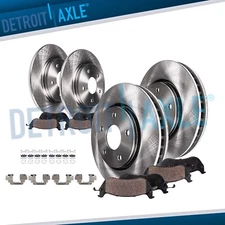 11.02" Front 10.24" Rear Brake Rotors Brake Pads for 2020 - 2024 Nissan Sentra