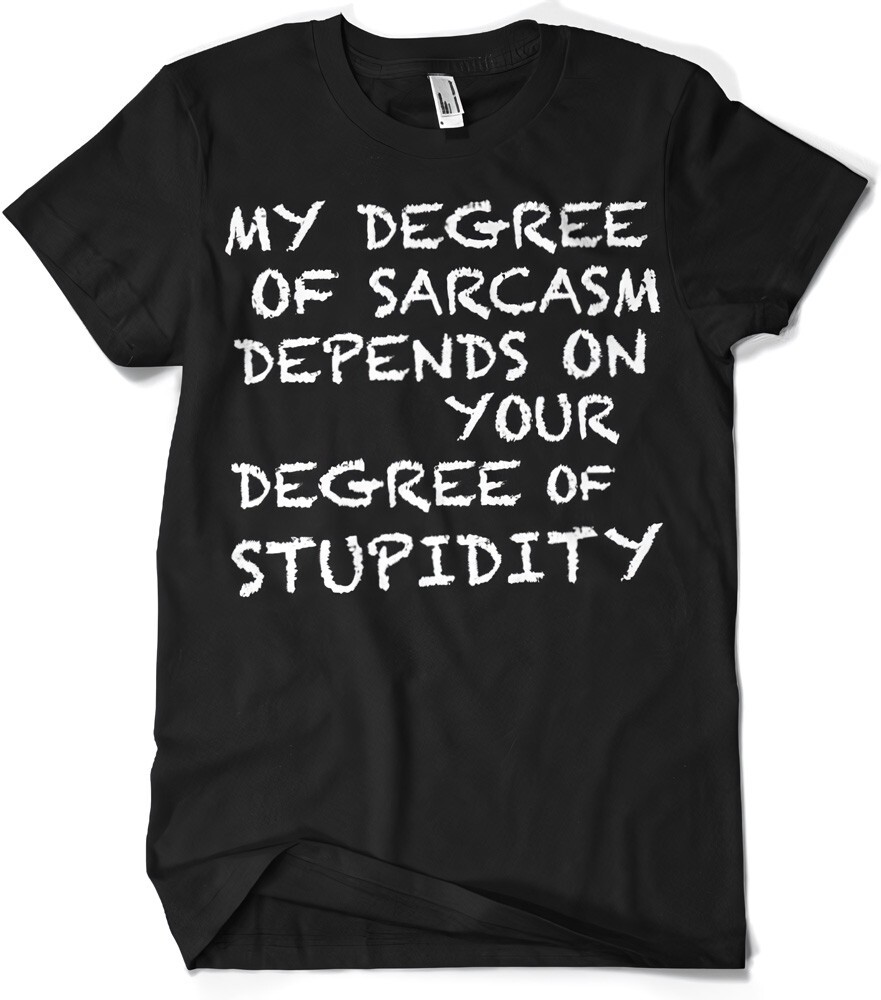 Футболка Hybris My Degree Of Sarcasm черного цвета 5390₽