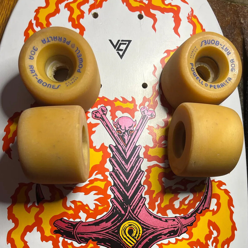 POWELL PERALTA RAT-BONES 85A イエロー Rat Bones OG Gen 1 Powell