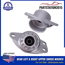 2PCS FOR VW Beetle Jetta Rear Left & Right Upper Shock Mounts 1998 - 2008