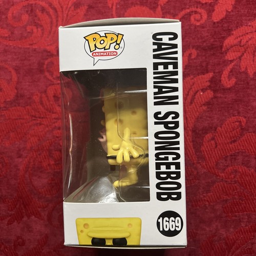 Funko Pop! Bob Esponja Pantalones Cuadrados 25 Aniversario Hombre de las Cavernas Bob Esponja #1669 - Imagen 2 de 6