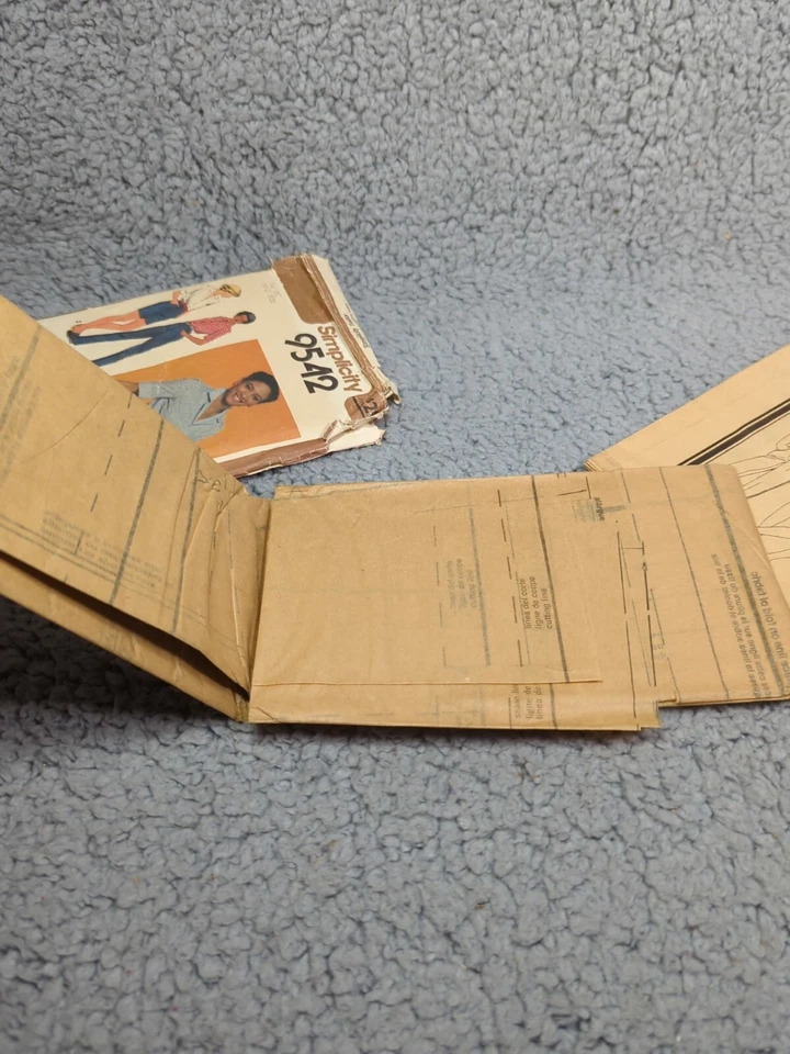 Simplicity 9542 Back-Wrap Skirt Pants Shorts Shirt Pattern Sz 16 1/2 - Image 4 of 4