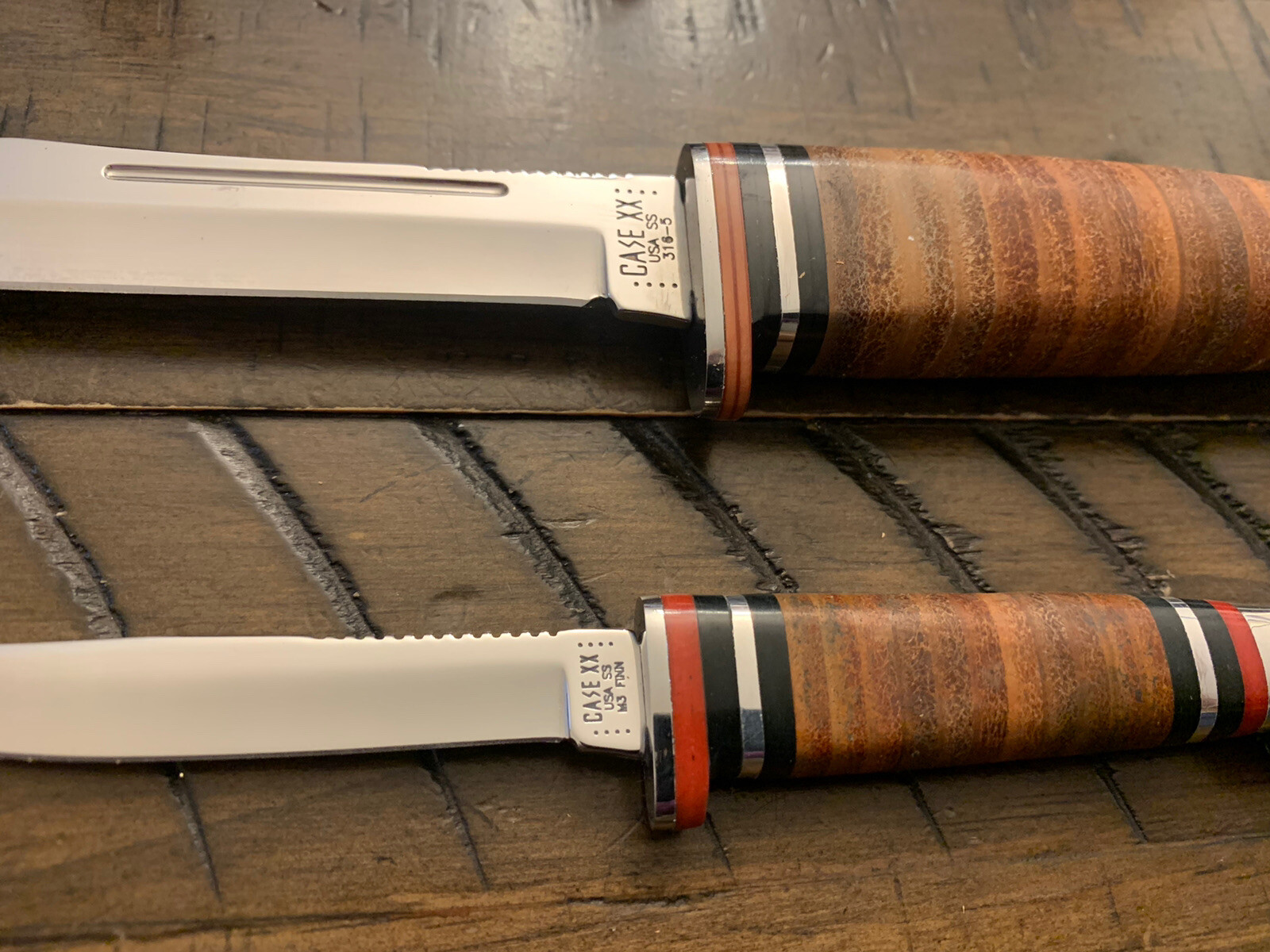 Case Fixed Blade Knife Set Pack of 2 piggyback set 21205003726 eBay