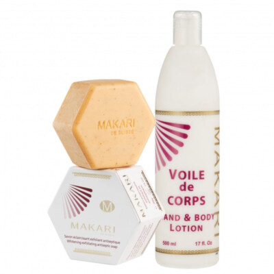 Makari Classic Voile de Corps Hand & Body Lotion & Soap Set