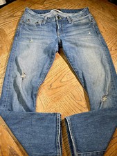 Civilianaire Men's Japenese Selvege Denim Slim Crop Jeans 28x24 Blue Made in USA