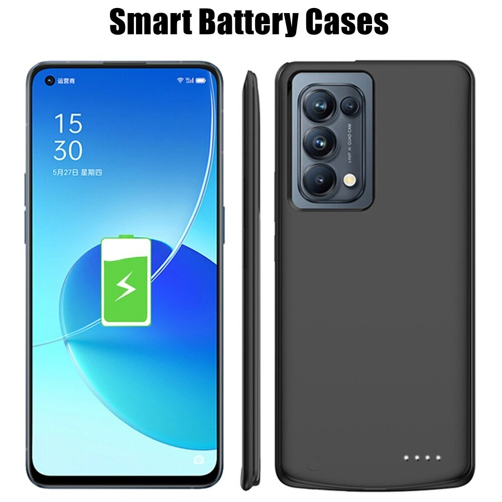 Power Bank For OPPO Find X3 Lite Battery Cases Powerbank Battery Charger Cover Power Bank For OPPO Find X3 Lite Battery Cases Powerbank Battery Charger Cover