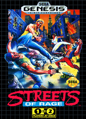 Streets of Rage Sega Genesis Poster High Quality 4x6 8x10 8.5x11 11x17 13x19