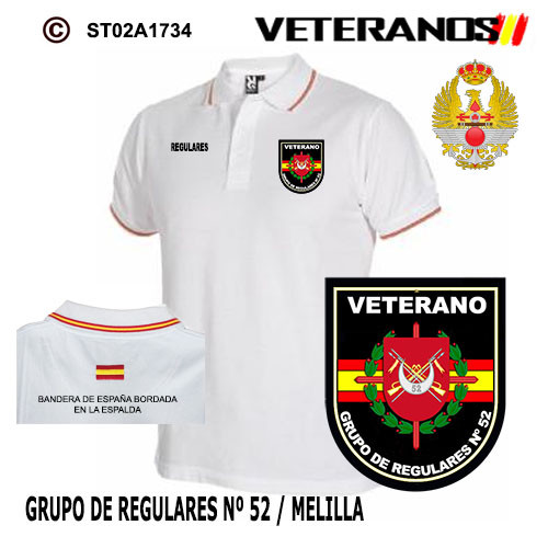 POLOS-EJERCITO-DE-TIERRA-VETERANOS-GRUPOS-DE-REGULARES-MELILLA-N-52