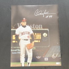 Charlie Sheen Ricky Vaughn Autograph Signed MAJOR LEAGUE 11x14 - Steiner CX COA