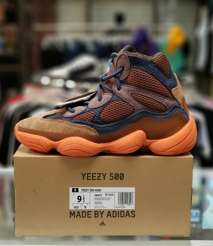 ADIDAS YEEZY 500 HIGH "ORANGE TACTILE" 2021 TAILLE. 9.5/11 (W) GW2873 DS - Photo 1 sur 10