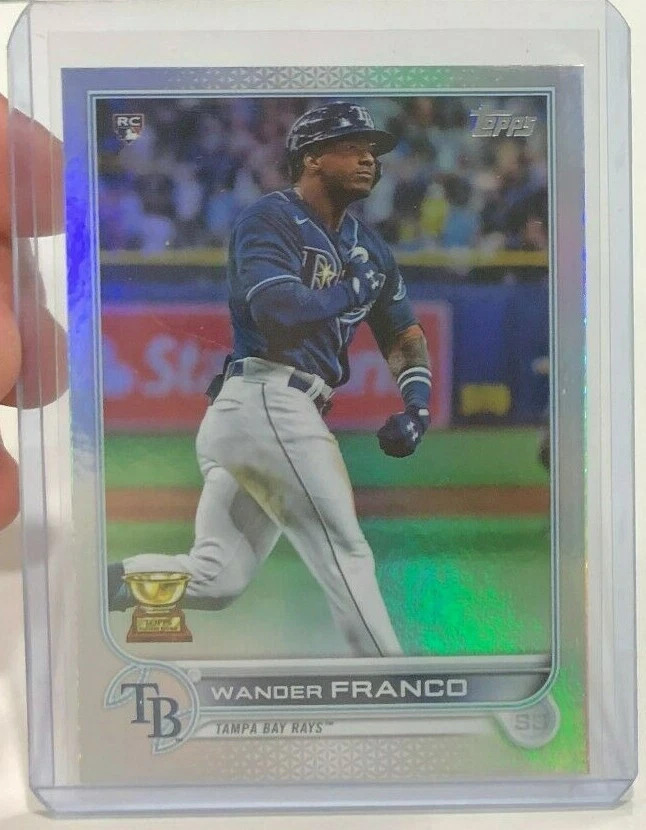 2022 Topps Series 1 RAINBOW FOIL - WANDER FRANCO Rays ROOKIE RC