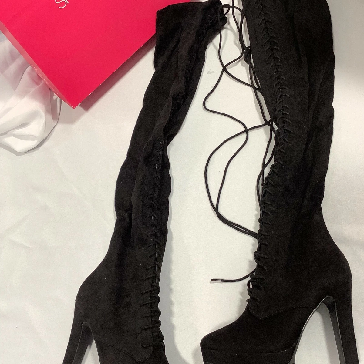 Remi lace hotsell up boot shoedazzle