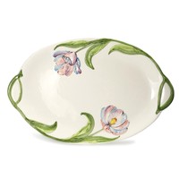 Intrada Italy Fiorella Tulip Platter on sale Intrada Italy Fiorella Tulip Platter on sale