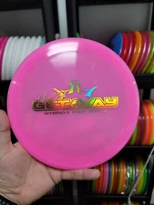 Dynamic Discs Pink 175 HYBRID-X FORD LOGO BAR STAMP GETAWAY Disc Golf Driver 