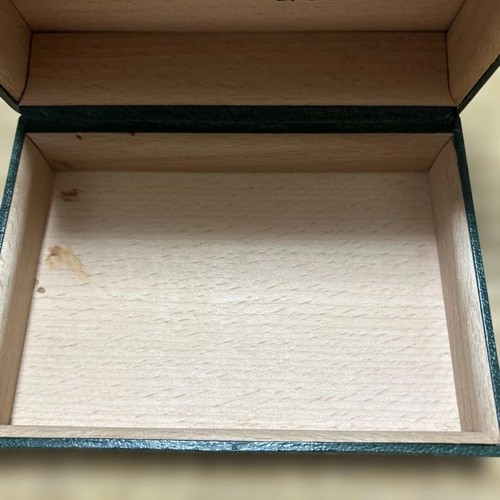 Rolex Watch Empty green wood case box retro 68.00.2 Leather from Japan Used - Picture 8 of 16