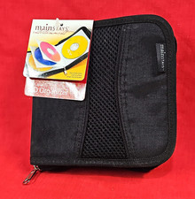 Mainstays 24 Capacity CD Organizer Carry Case/Wallet Nylon Black