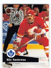 Ric Nattress 1991 Toronto Maple Leafs Card