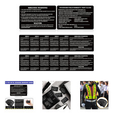 12 Pack Miranda Warning Card for Law Enforcement Police Officers Police Rights